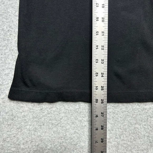 Uniqlo Long Sleeve T-Shirt Womens Medium Black Excellent Cotton Crewneck Top - Picture 3 of 8